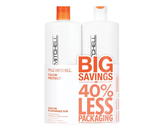 COLOR PROTECT Shampoo and Conditioner Liter Set