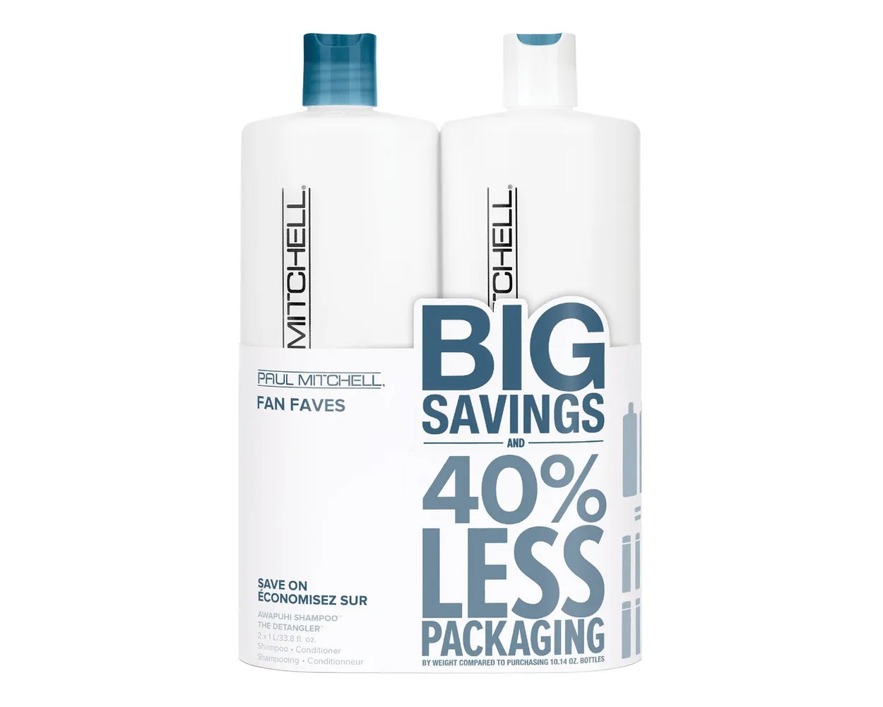 ORIGINAL - Awapuhi Shampoo & The Detangler Liter Duo