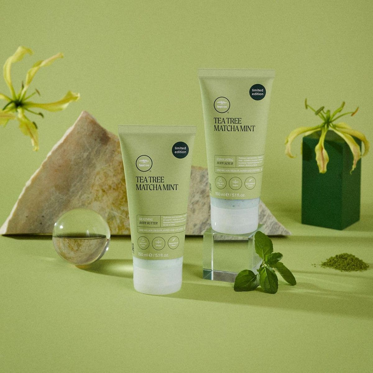 TEA TREE - Matcha Mint Body Scrub and Butter Duo