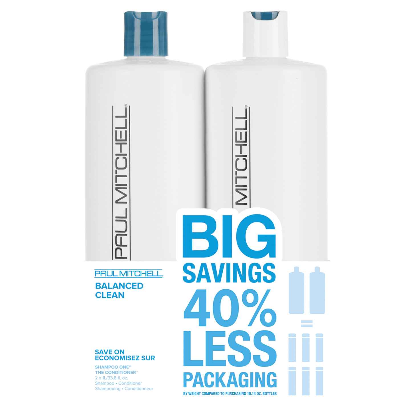 ORIGINAL - Shampoo One and The Conditioner Classic Liter Duo Set