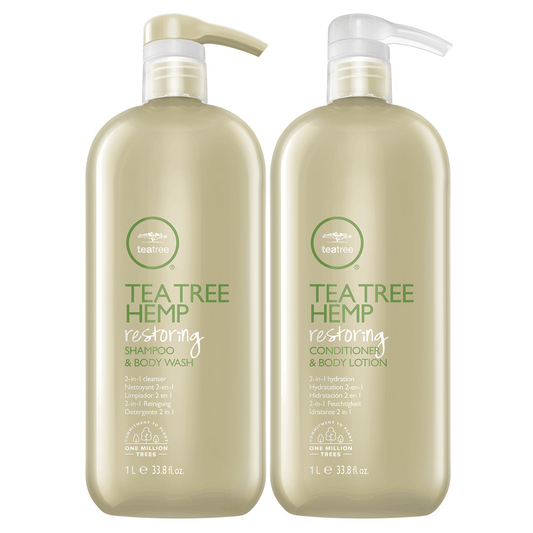 TEA TREE - Hemp Shampoo and Conditioner Set