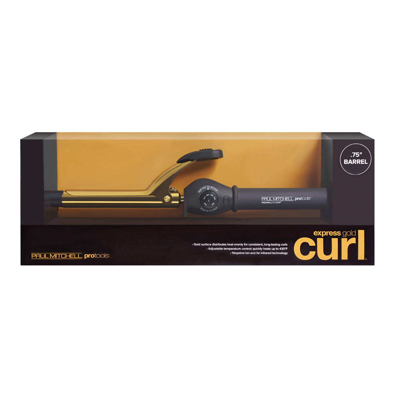 PRO TOOLS - Express Gold Curl 0.75” Curling Iron - Hypnotic Store