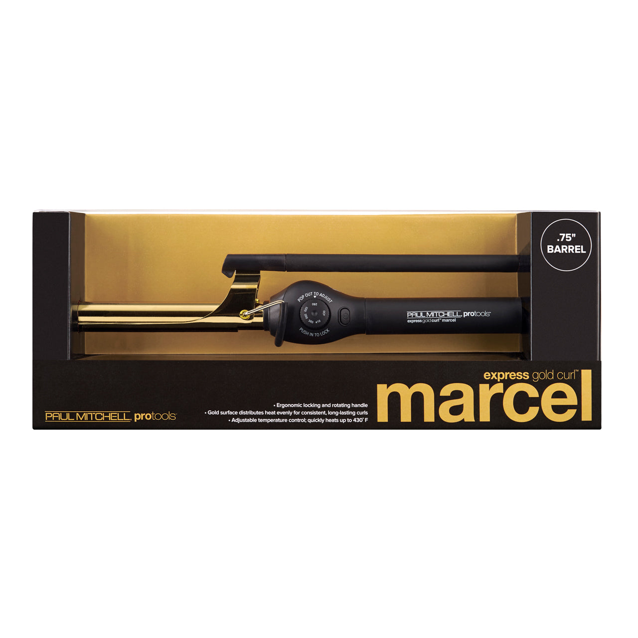PRO TOOLS - Express Gold Curl Marcel 0.75" Curling Iron - Hypnotic Store