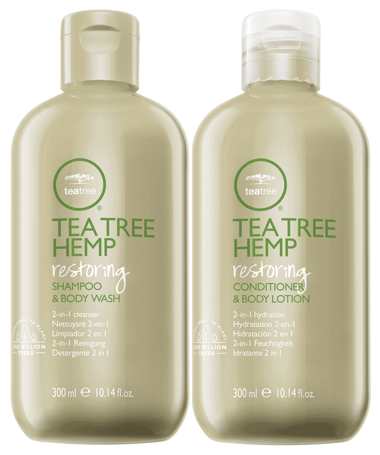 TEA TREE - Hemp Shampoo and Conditioner Set