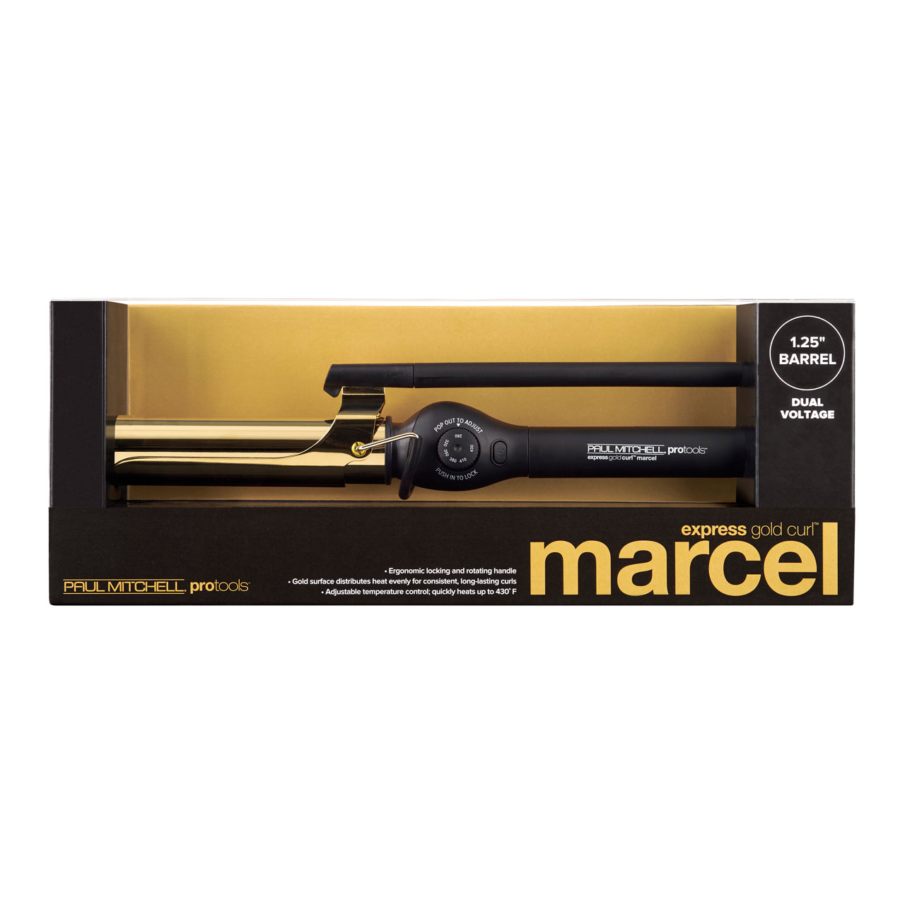 PRO TOOLS - Express Gold Curl Marcel 1.25" Curling Iron - Hypnotic Store