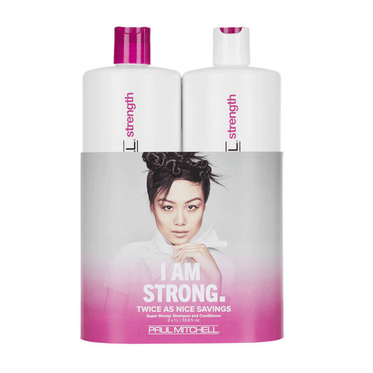 SUPER STRONG - Shampoo & Conditioner Liter Duo - Hypnotic Store